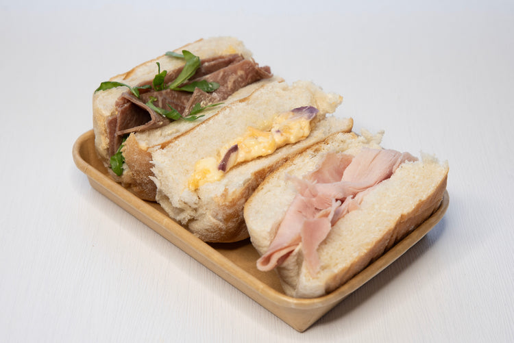 Trio Bread Roll Sandwiches