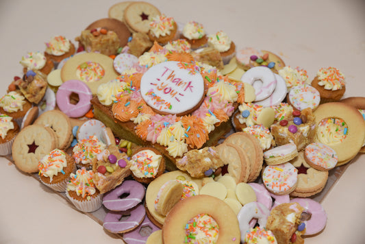 Sweet Graze Platter with Celebration Cake