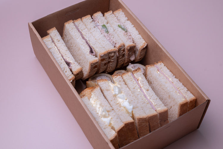 Gluten Free Sandwich and Sausage Rolls Box