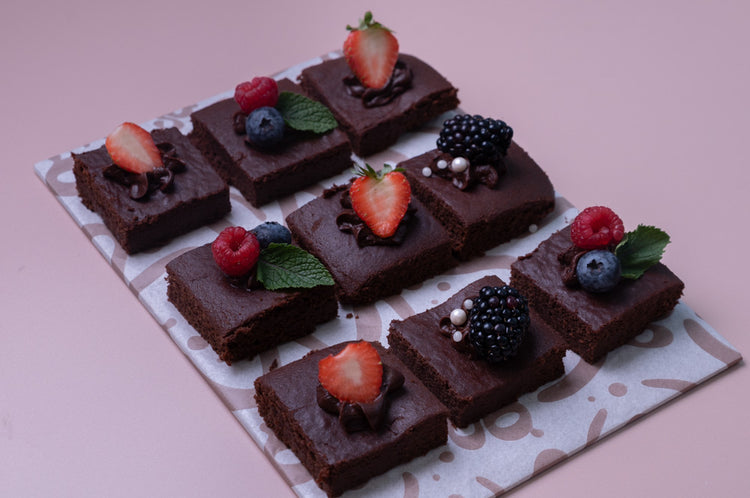 Vegan Chocolate Brownie Platter