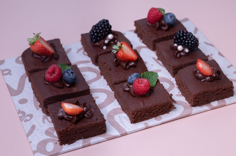 Vegan Chocolate Brownie Platter