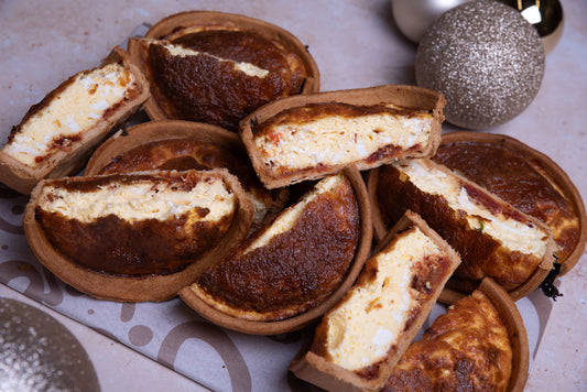 Quiche with Feta, Sunblushed Tomato & Chilli