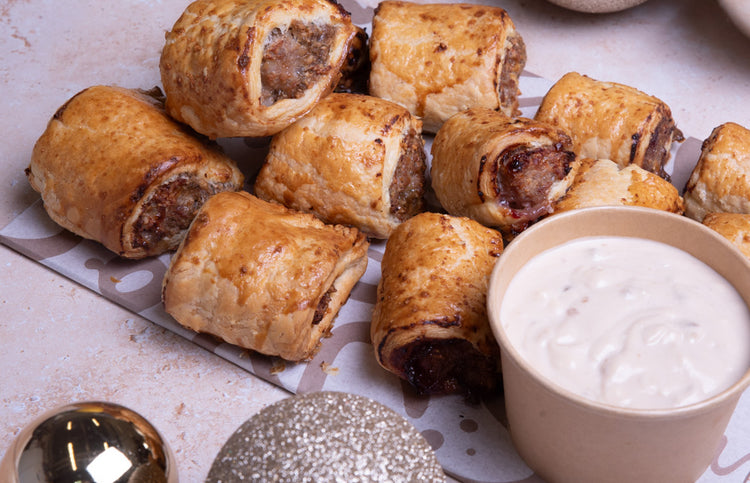 Christmas Sausage Roll Platter