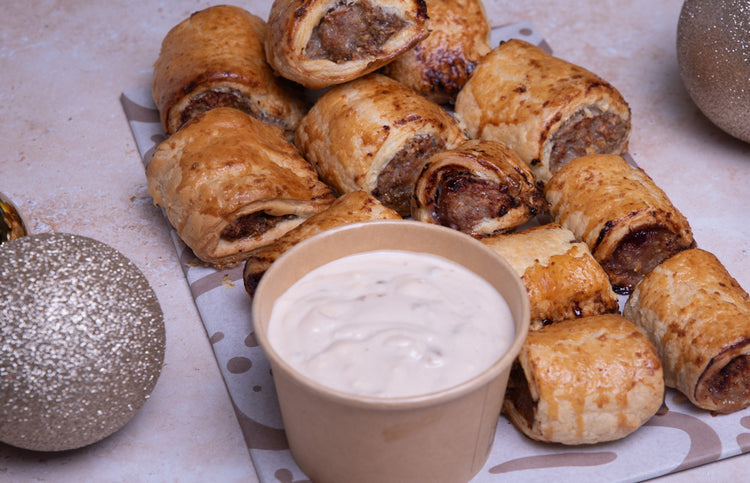 Christmas Sausage Roll Platter
