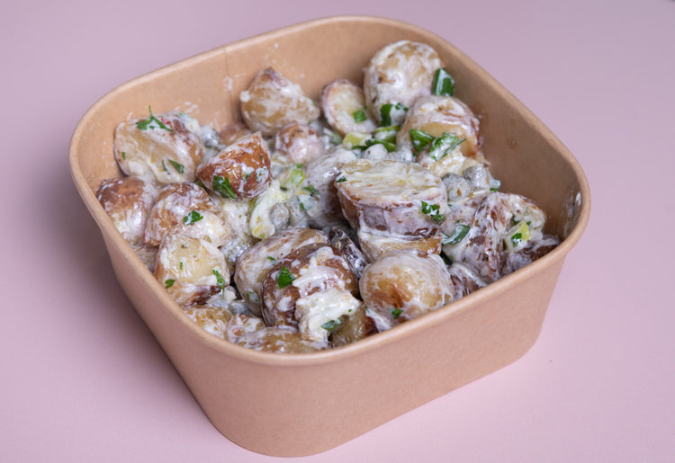 Sharing Salads - Garlic and Herb Crispy Potato Salad