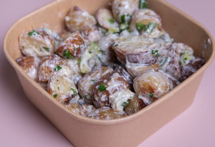 Sharing Salads - Garlic and Herb Crispy Potato Salad