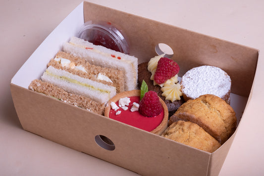 The Vegetarian Afternoon Tea Box - Box for 1