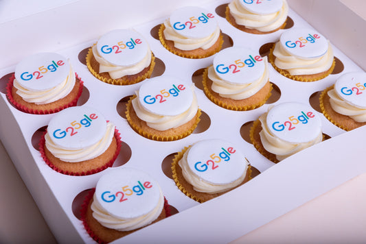 Corporate Branded Cupcakes