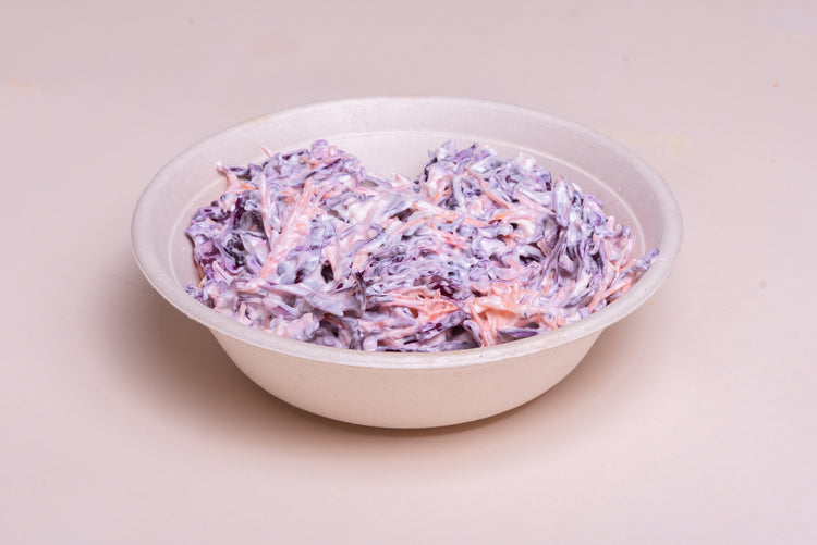 Small Salad Sharing Bowl - Red Cabbage Slaw