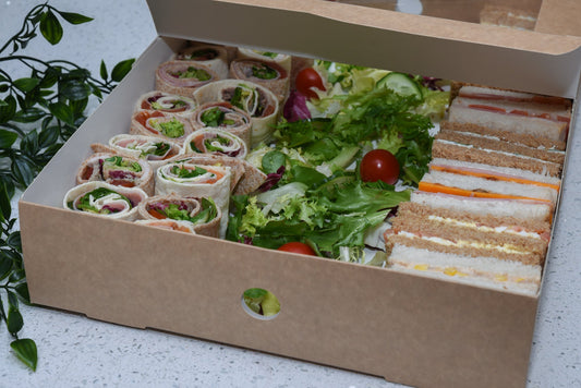 Vegetarian Pinwheel Wrap and Sandwich Platter