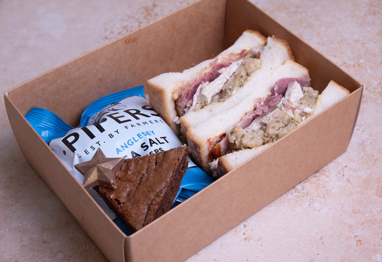 Festive Chunky Sandwich Lunch Box