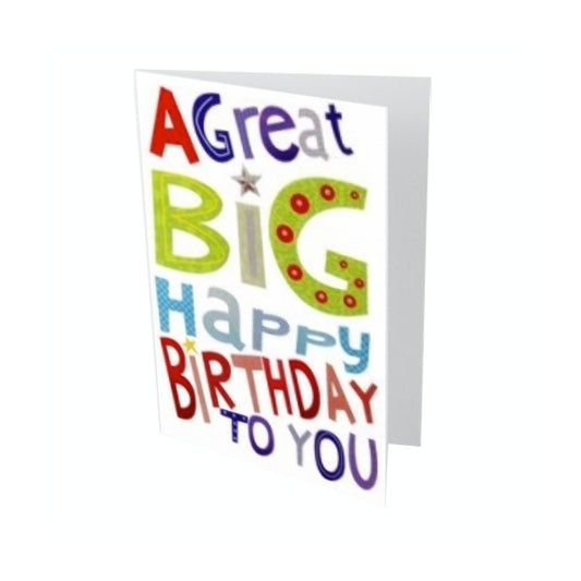 Greeting Cards - A Great Big Happy Birthday to You