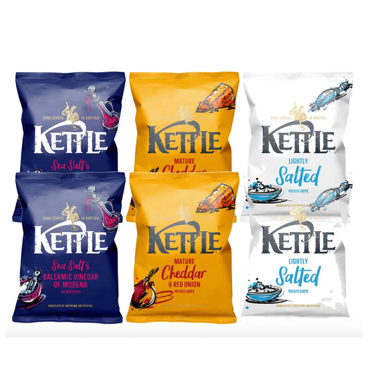 6 Bags of Kettle Crisps - Assorted Flavours