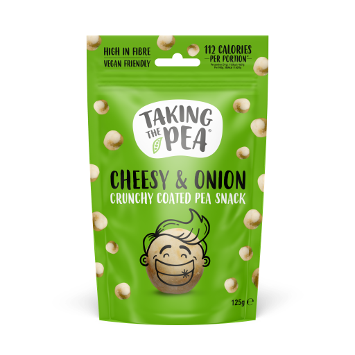 Taking The Pea Cheesy & Onion pea snacks - 125g Sharing Bag