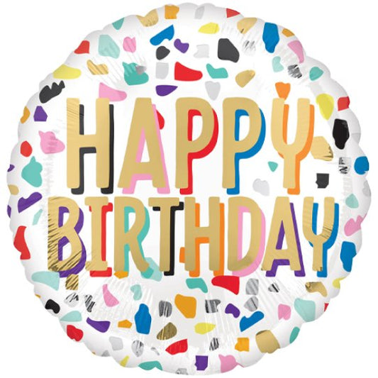 Graze Add Ons - Happy Birthday Balloon - Confetti