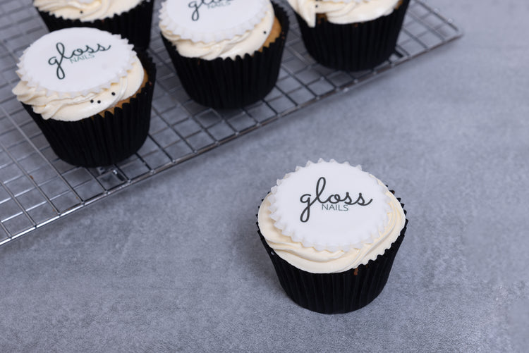 Corporate Branded Cupcakes