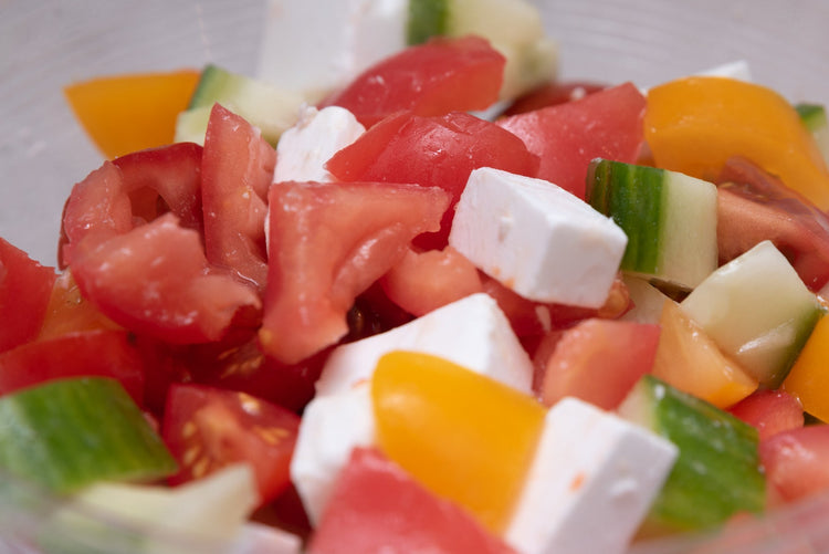Salad Bowl - Tomato Cucumber & Vegan Feta Salad