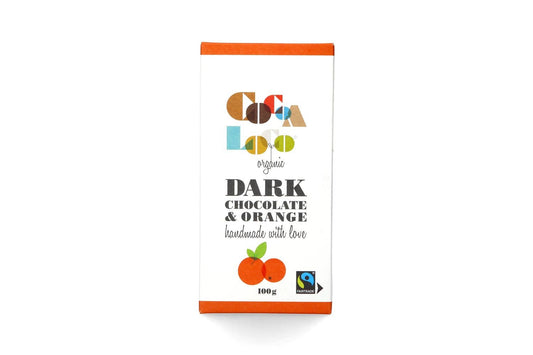 Dark Chocolate & Orange Bar – 100g