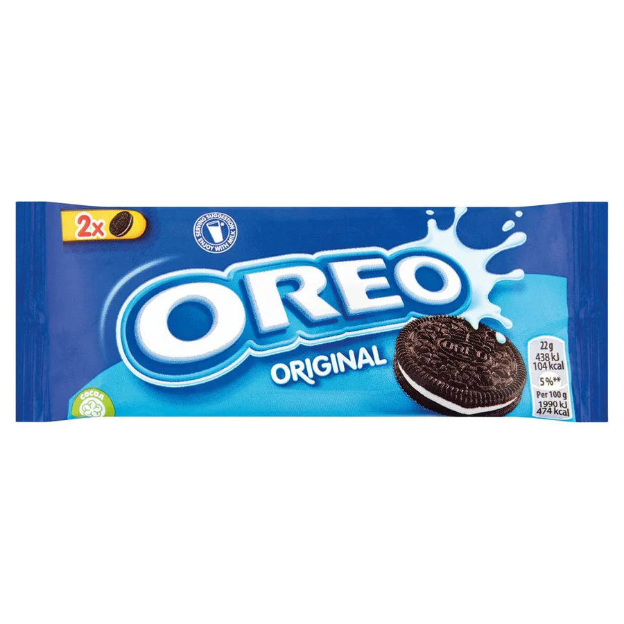 Oreo Individually Wrapped - 2 Cookies Per Pack | 22g