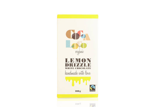 White Chocolate Lemon Drizzle Bar – 100g
