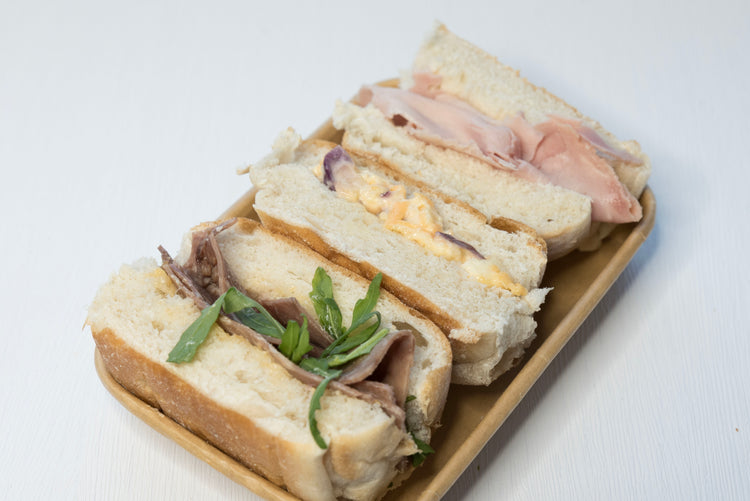 Trio Bread Roll Sandwiches