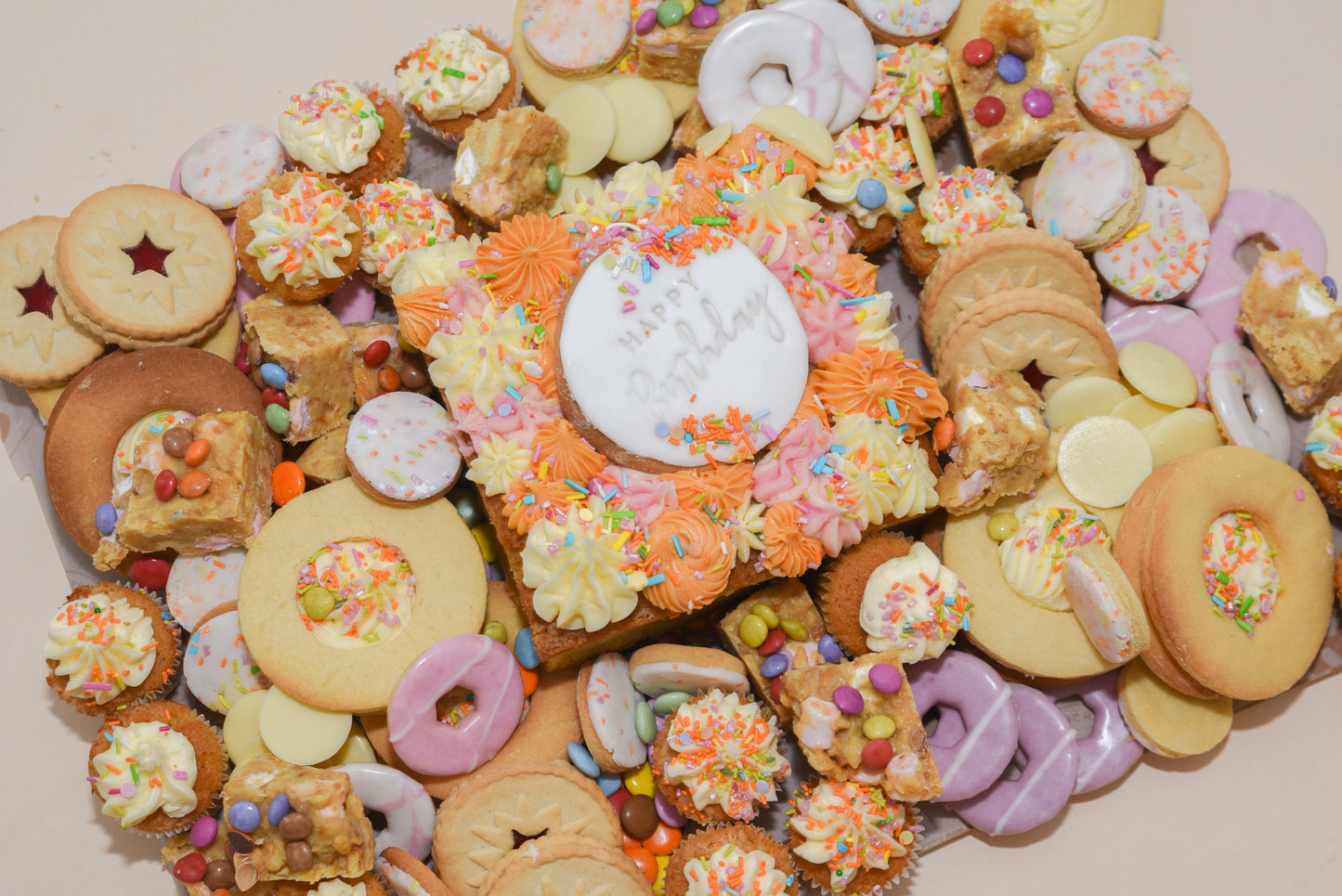 Sweet Graze Platter with Celebration Cake