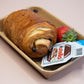 Individual pain au chocolat box with Nutella and strawberry – breakfast catering delivery Manchester