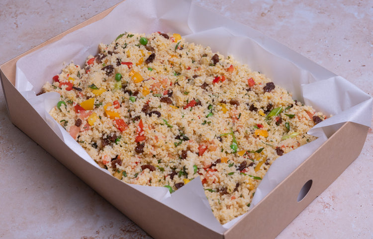 Tomato, Pepper and Sultana Couscous Salad