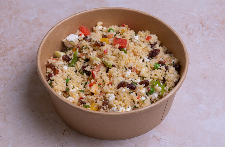 Tomato, Pepper and Sultana Couscous Salad