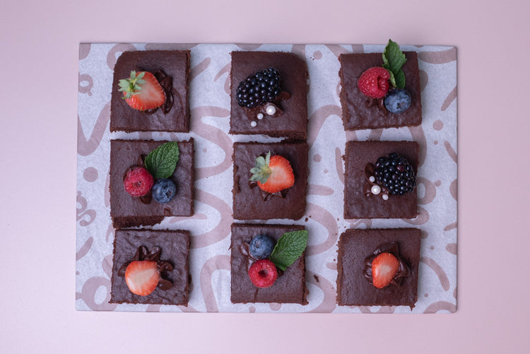 Vegan Chocolate Brownie Platter