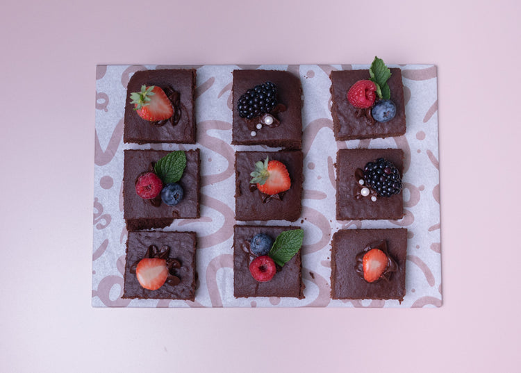 Vegan Chocolate Brownie Platter