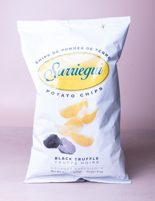 Sarriegui Trufa Negra Potato Chips - Black Truffle - 125g