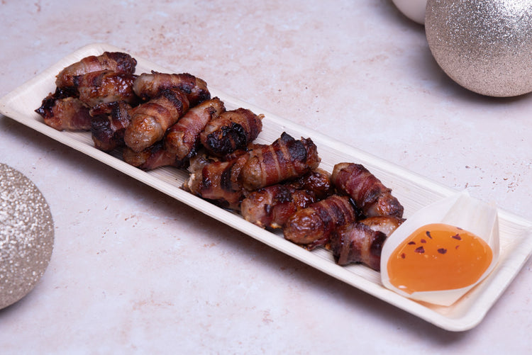 Pigs in Blankets with Hot Honey