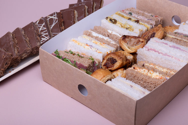 Sandwich, Sausage Roll, Crisps and Sweet Treat Buffet