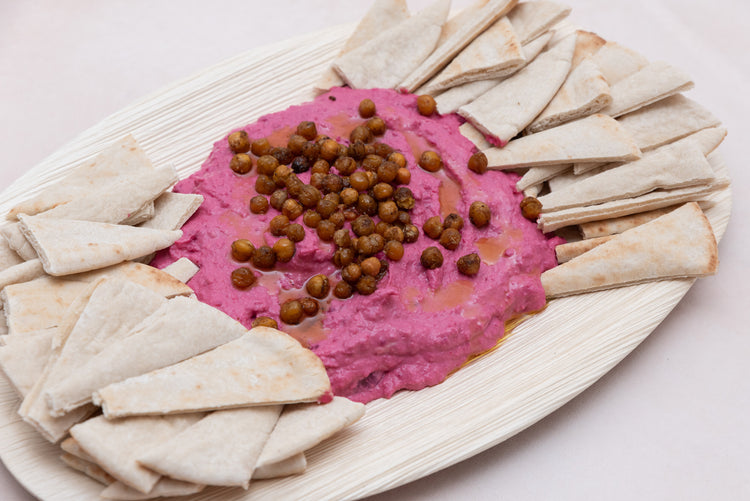 The Handmade Beetroot Humous Platter