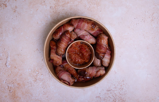Pigs in Blankets with Spicy Tomato Chutney