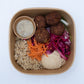 Individual Humous & Falafel Mezze Salad Box