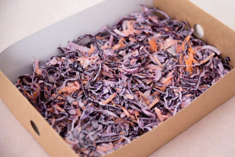 Medium Salad Sharing Bowl - Red Cabbage Slaw