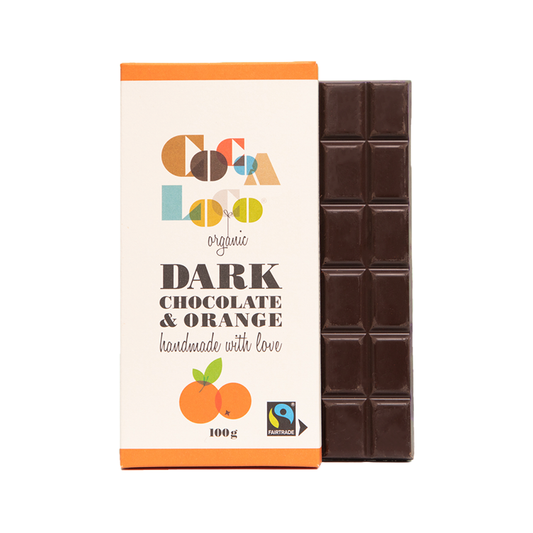 Dark Chocolate & Orange Bar – 100g