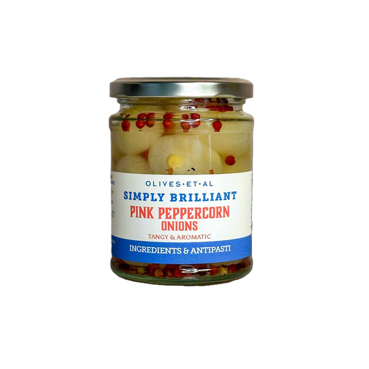Pink Peppercorn Pickled Onions