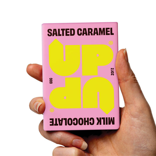 UP-UP Salted Caramel Chocolate Bar 60g | Ethical | High ROS