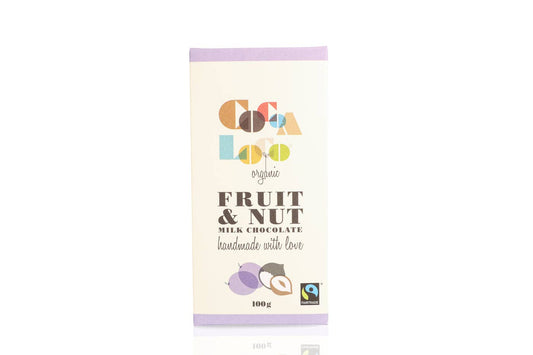 Milk Chocolate Fruit & Nut Bar – 100g