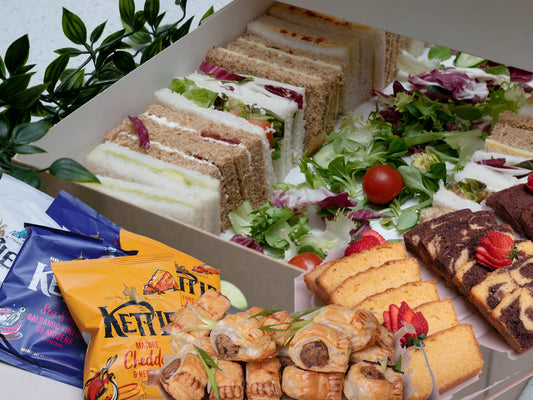 Lighter Lunch - Sandwich, Sausage Roll, Crisps and Sweet Treat Buffet