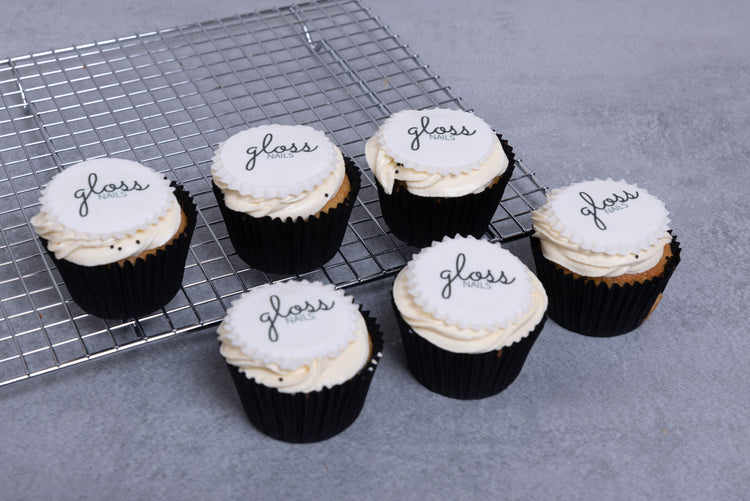 Corporate Branded Cupcakes