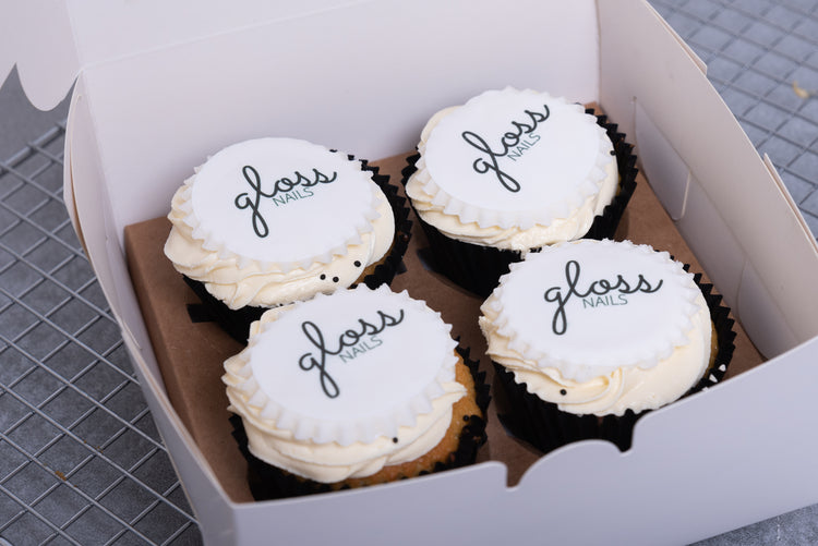 Corporate Branded Cupcakes